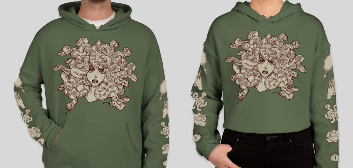 16 hours left to go for the MEDUSA Hoodie Kickstarter 🐍💚

We're so close to the Washi Tape stretch goal!! LET'S GOOO 