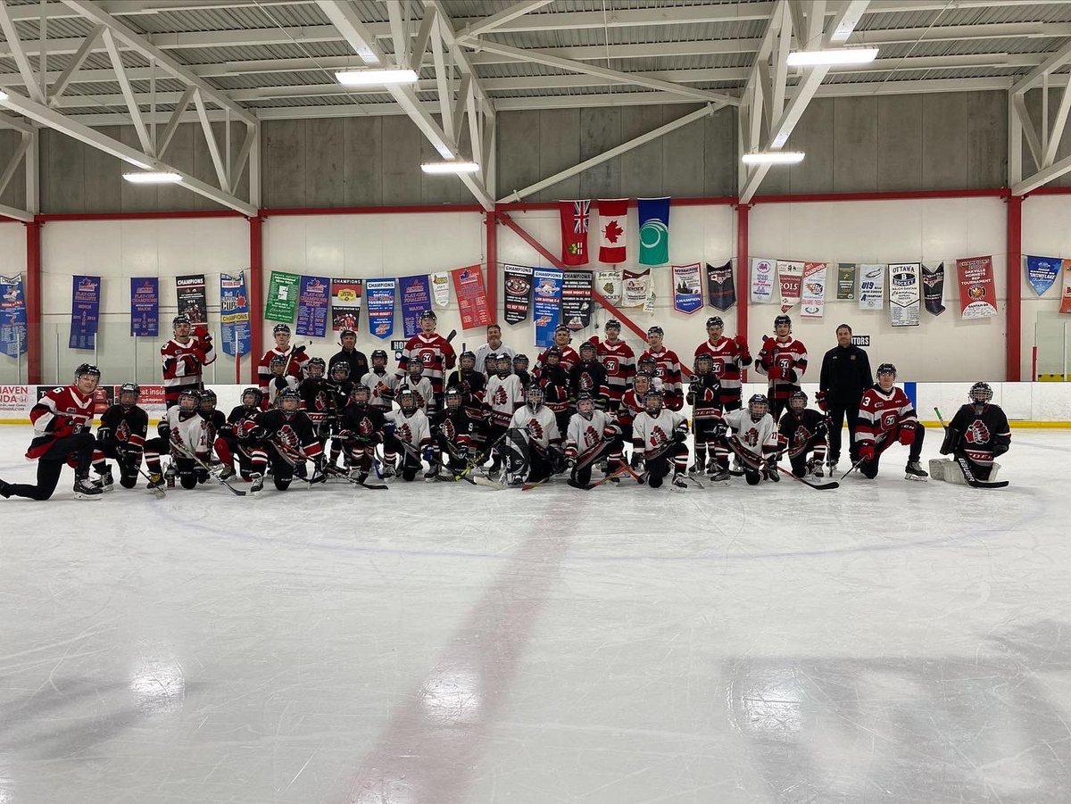 NMHAMinorHockey's tweet photo. Thank you to the @Ottawa67sHockey and @CAA for a fantastic Community Practice event! #minorhockey #bigdreams #growingthegame https://t.co/aXWUVadc6q