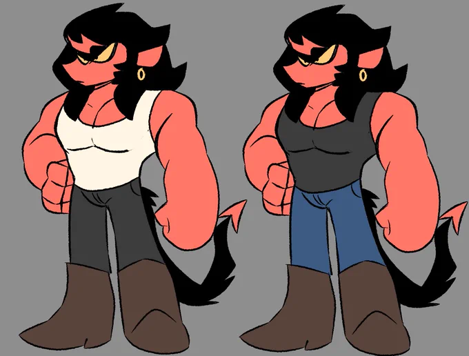 some casual outfit for katz when he's not doing gang shit, except i cant decide which colors i like more AUGHH 