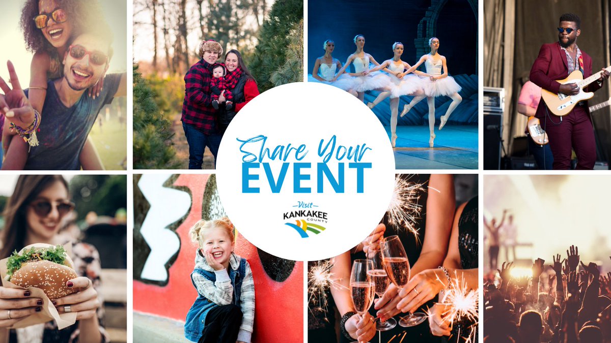 Visit Kankakee County (@visitkankakeeco) on Twitter photo Do you have an event coming up?
Our website features a community event page, and we invite you to share your tourism-centric events with us. Simply visit visitkankakeecounty.com/Event-Submit to provide your event details. Do you have an event coming up?
Our website features a community event page, and we invite you to share your tourism-centric events with us. Simply visit visitkankakeecounty.com/Event-Submit to provide your event details.
