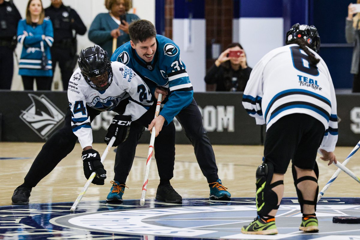 San Jose Sharks on Twitter "(Floor) hockey is back 🤩 The guys traded in their skates for shoes