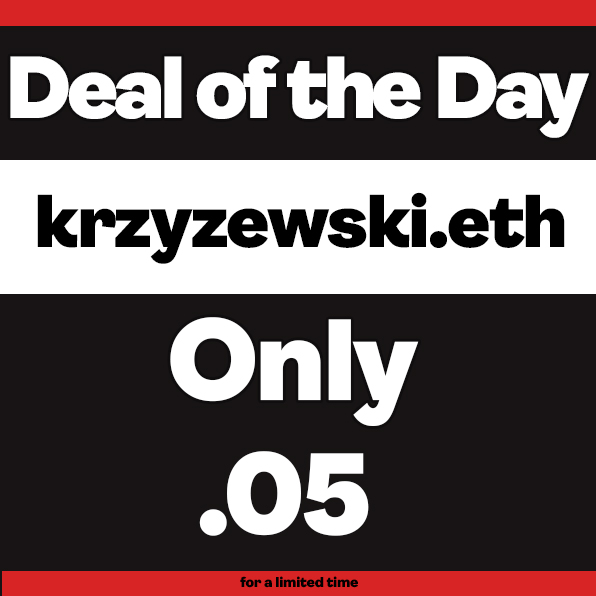 Weneedeth's tweet photo. #krzyzewski.eth <<<<<
<<HERE >> https://t.co/gEHvw00uuJ
#web3 #opensea #ensdomain #ETH #ensfam #ensnames #ensdomains #Web3 #enstプラス #Letters #100DaysOfCode #web3domains #COACHK
#NFTsales #EnsNames #Web3Names #ENS #names #EnsRegs #Web3Names #EnsNames #telcoin #nfts https://t.co/y2X7PX6geb