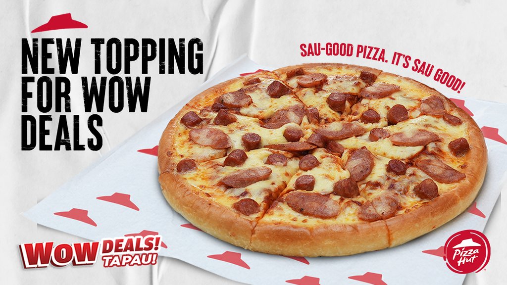 What's better than a sausage pizza?

2 sausages pizza! 

Enjoy Kabana and Cabannosi sausage with Sau-Good Pizza😋