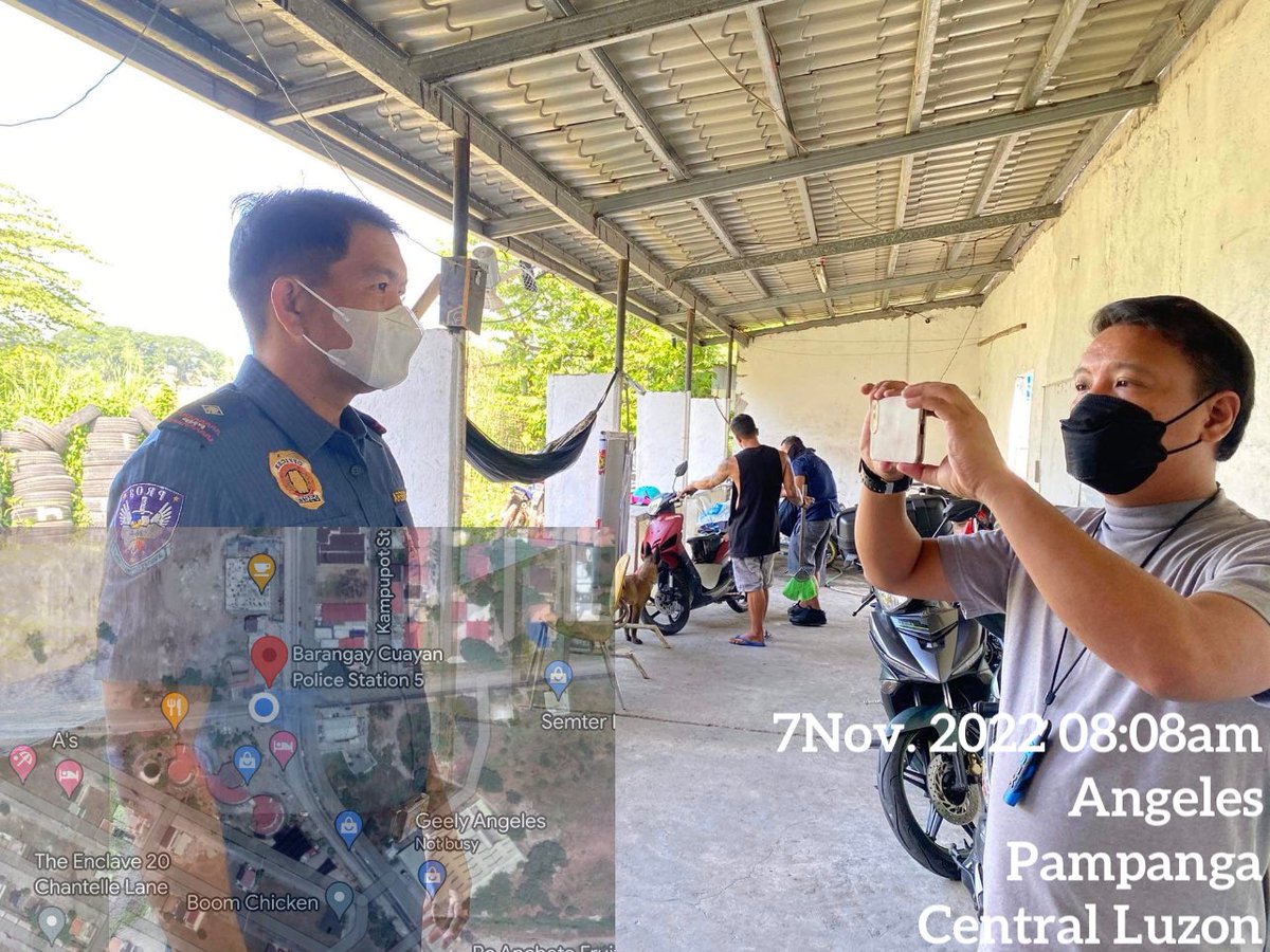 PS5_AngelesCPO's tweet photo. On November 7, 2022 at about 8:08 AM
PLT BERNARDO HERRERA, under the supervision if PMAJ OHMAR R BOGNOT, COP, was interviewed by Mr. Jimjim Hipolito. Topic discussed during the interview were the current undergoing CBRP, crime solution &amp; accomplishment on Anti Illegal Drugs https://t.co/QvExmQEfVt