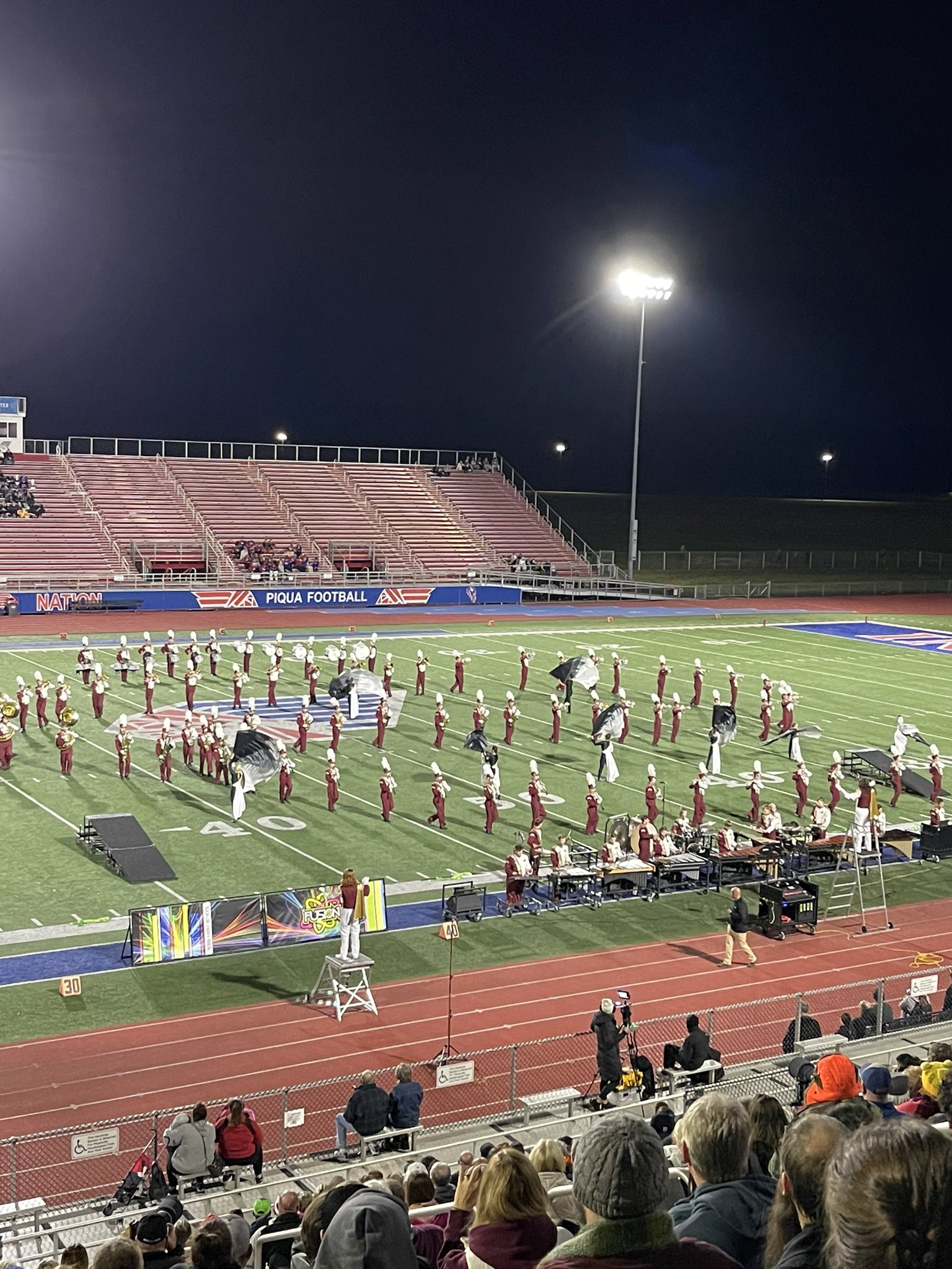 Chad Konkle on Twitter "Ross High School Band at Piqua High School