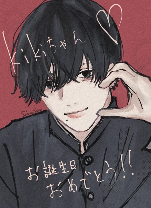 まつげちゃん にDMで吉田頂いた(   'ཫ`   )私まつげちゃんの絵買いたいくらい好きで…↓以下メッセkikiちゃんおめでとう〜私も慣れないデジタルで吉田ヒロフミの指ハート描いてみたーいつも仲良くしてくれてありがとうだよーステキな一年になりますように〜! 
