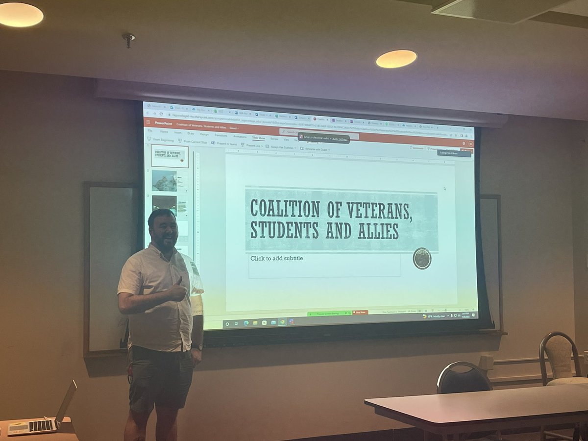 Congratulations to the Coalition of Veterans, Students, and Allies on receiving a unanimous vote to become a new club at Regis!