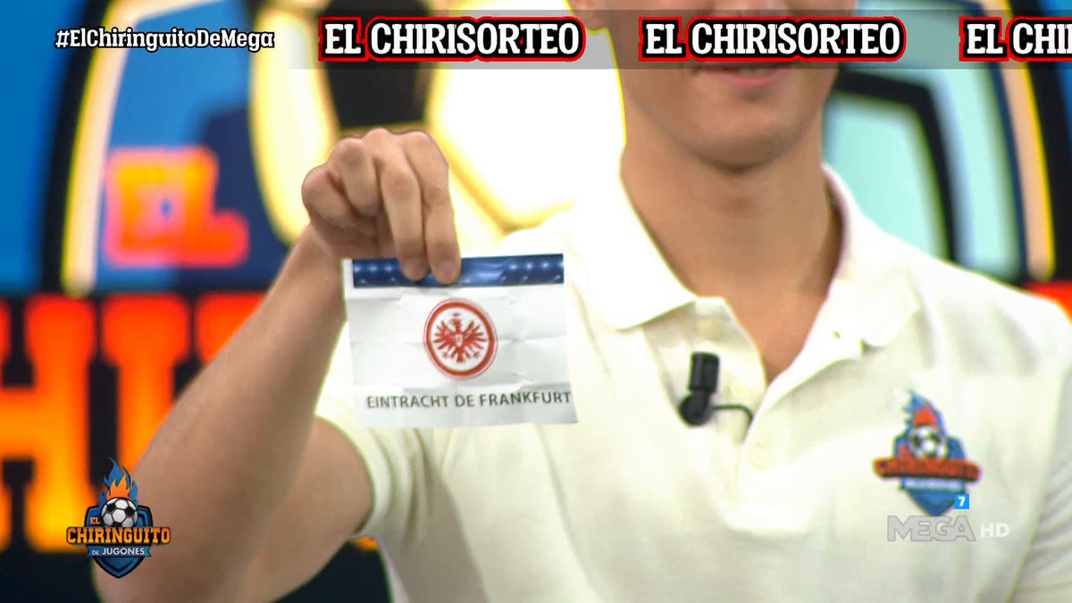 elchiringuitotv's tweet photo. 🧑⚖️#ChiriSorteo ha HABLADO.
😮El rival del Real Madrid en octavos será... ¡𝐞𝐥 𝐄𝐈𝐍𝐓𝐑𝐀𝐂𝐇𝐓 𝐅𝐑𝐀𝐍𝐊𝐅𝐔𝐑𝐓!
😅@As_TomasRoncero, satisfecho. https://t.co/iNMo6GVTEc