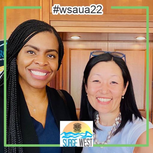 Another great #WSAUA22! Enjoyed catching up w everyone, reviewing the cognitive considerations of OAB meds &amp; the NEW <a href="/sufuorg/">SUFU</a> white paper on #OAB meds &amp; dementia, with my friend, <a href="/Dr_UnaLee/">Una Lee</a>! Also presenting work on URO-902 OAB gene therapy &amp; the Impact of Frailty on OAB meds! 💪🏾