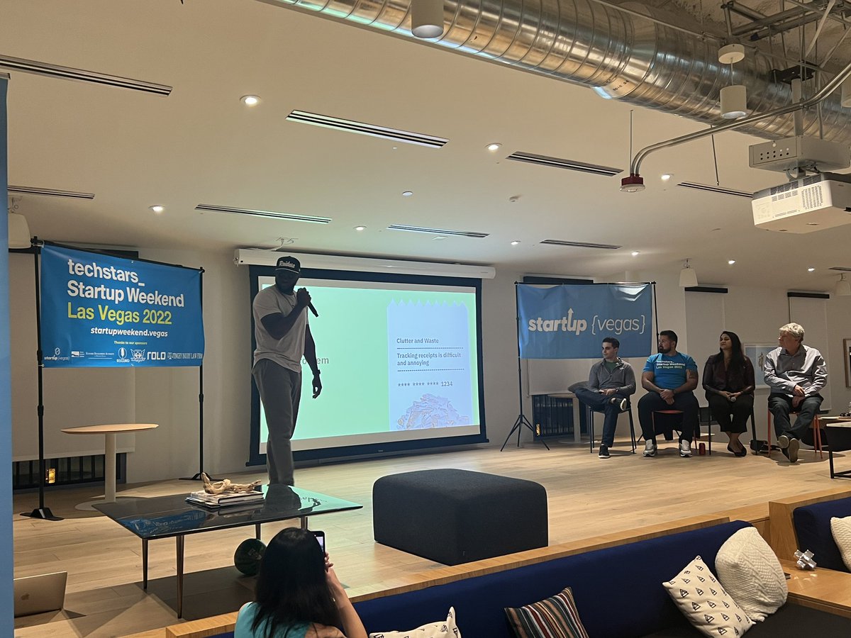 Second Startup Weekend Vegas 2022 Company —> NoCeipt - Never print a Receipt Again #swvegas #vegastech