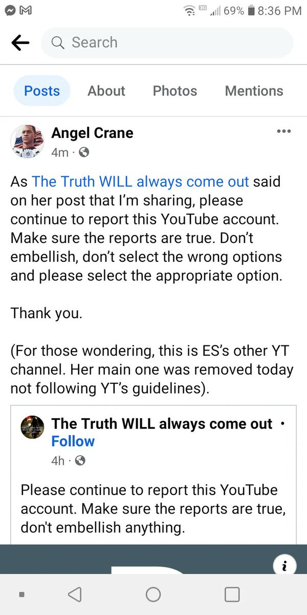 Liarliar2022's tweet photo. @TeamYouTube see they made false reports on my main channel. Now they are making them on my back up! That's against your terms and conditions. You should ban them not me. I didn't violate. https://t.co/n2dNJcrfo0
