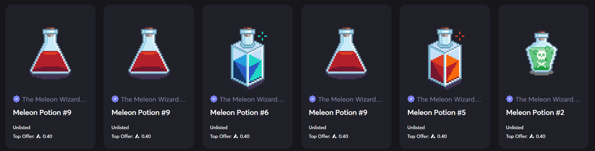 My meleon potions have arrived.

<a href="/0xlaoban/">0x老板 🔺</a> @Sermeleon <a href="/soulmeleons/">hey, we're soulmeleons (Free, Own)</a>