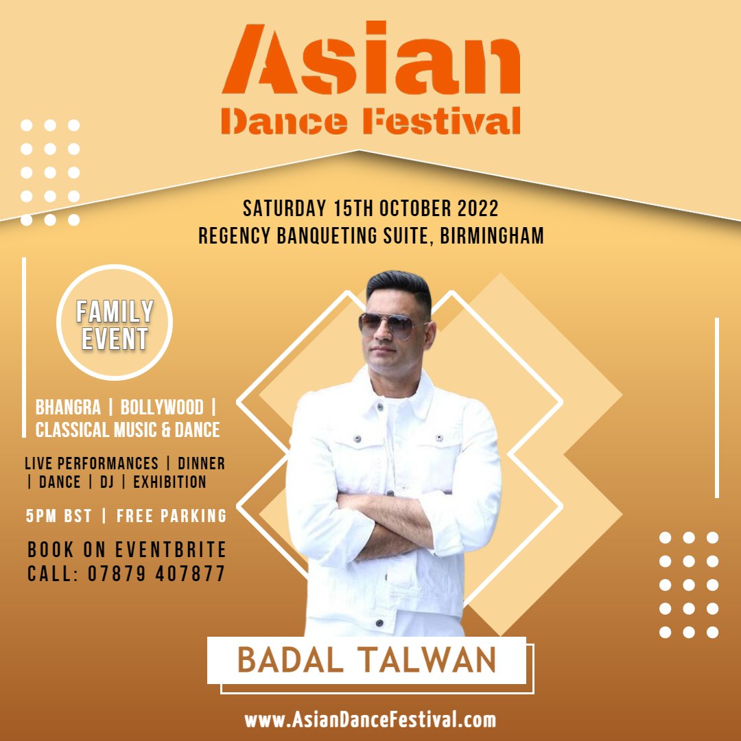 Thank you to the popular multi award winning artist Badal Talwan for supporting Asian Dance Festival 2022.

This family event was a huge success in promoting south asian performing arts, culture and unity.

#asiandancefestival2022
#asiandancefestival 
#cultureunite