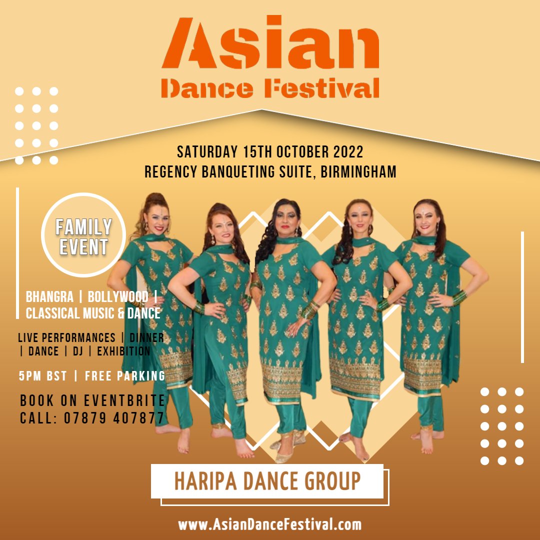 Thank you to the popular award winning dance group Haripa Dancers for supporting Asian Dance Festival 2022.

This family event was a huge success in promoting south asian performing arts, culture and unity.

#asiandancefestival2022
#asiandancefestival 
#cultureunite