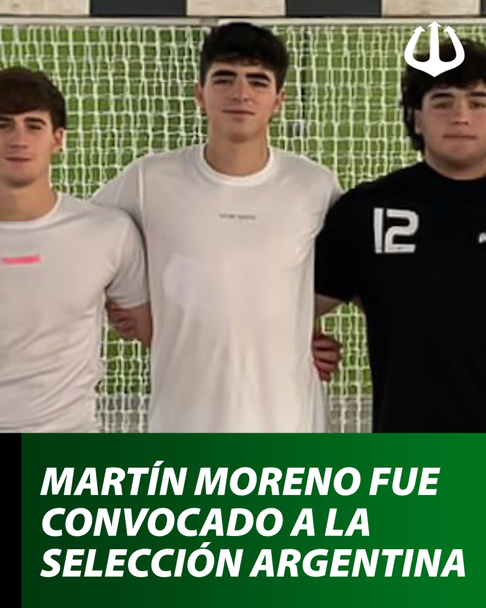 #Handball ¡Claro que sí, <a href="/MartinMorenok/">Martín Moreno</a>! 🇦🇷

El alvearense formará parte de la selección #Argentina de #Cadetes "A" que jugará el Torneo Sur-Centro en el 🏟 Aconcagua Arena de Mendoza, del 23 al 27 de noviembre de 2022. Es uno de los 16 seleccionados por 🧢 Pablo Robledo. 🔝