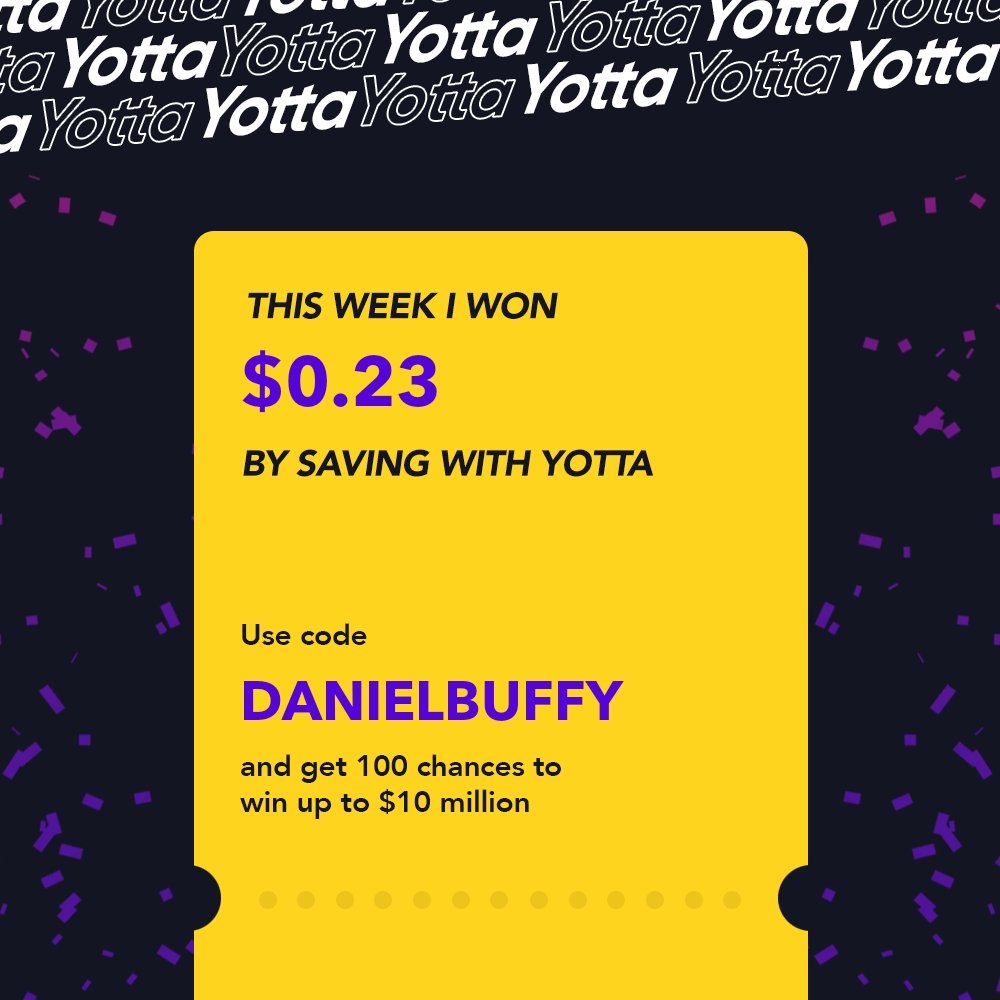 Buffalodan's tweet photo. Who needs the Powerball when I have money like this pouring in  @YottaSavings https://t.co/nMxpEaQiTO