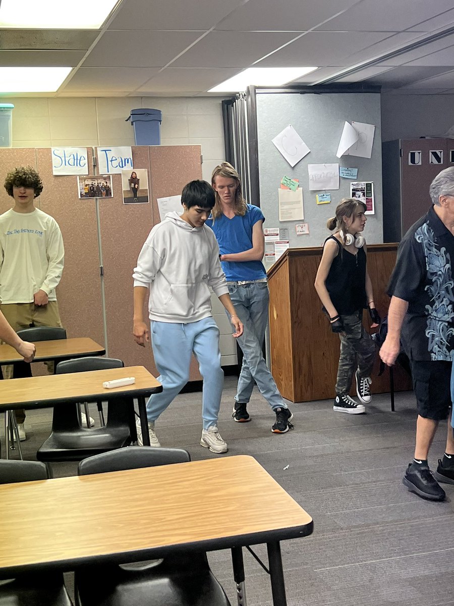Learning the Charleston in preparation for the 1920’s in U.S. History #EngageOE #OlatheEastHawks