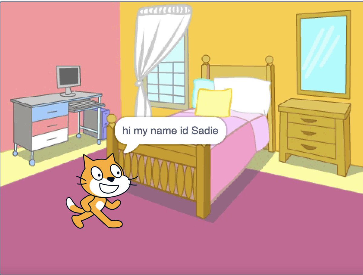 EmilyMahoneyyy5's tweet photo. My experience with scratch was a good one. I was able to play around and understand the website better.  #EDUC387713 #Scratch #coders #ScratchEdu https://t.co/6qPY4eMKMp