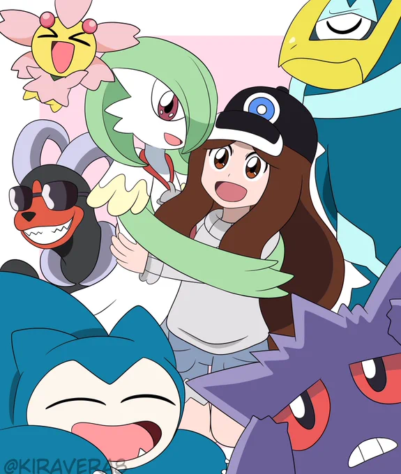 Kira's main teams throughout gen 8!cannot wait to see who I'll meet in Paldea! 