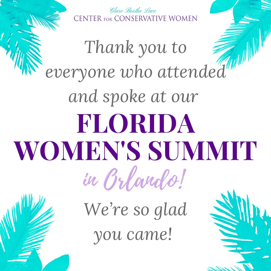 cblwomen's tweet photo. Thank you for helping make our Florida Summit a success!
@RileyGaines @KristanHawkins @emilyjashinsky @realKTMcFarland @kateobenshain @classicallyabby @rachelsemmel @TamlynSheng
#cblwomen #conservativewomen #conservative #CBLFloridaSummit https://t.co/QcLFXnPjEQ