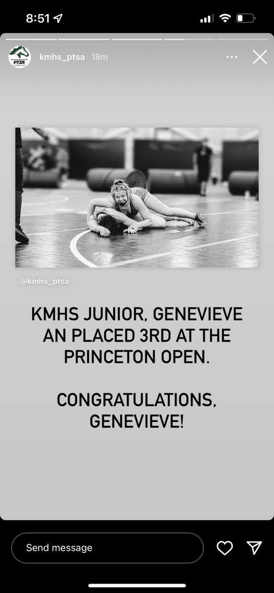 Congrats to our own Genevieve An!! #kmhswrestles #wrestleonthemountain <a href="/kmhs_ptsa/">KMHS PTSA</a>