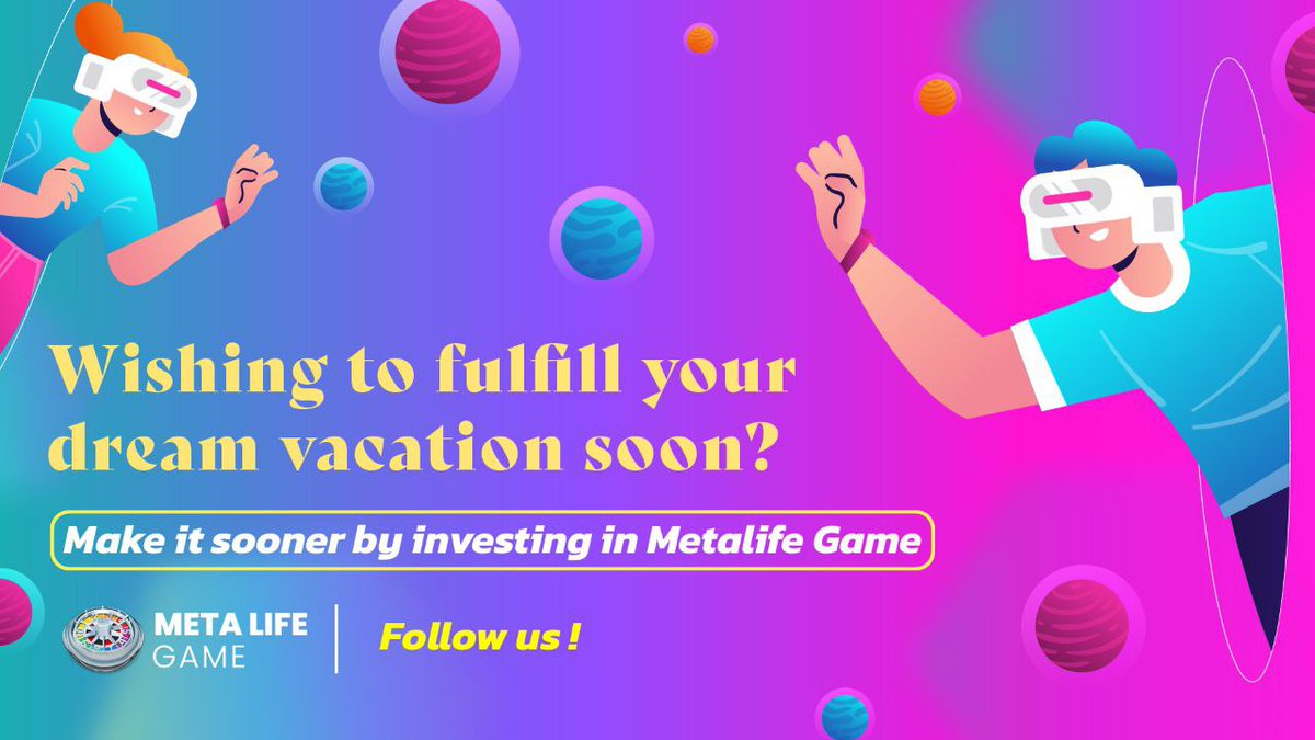 _Metalifegame_'s tweet photo. 🤔Have you been wondering where to invest lately? ✅Check out @_Metalifegame, a #metaverse platform but a fusion of everything. 👩💻This platform offers #gamefi, #NFT, #web3, and #crypto to users from all walks of life✨. 💰Invest in #Metalifegame and enjoy while earning.💖 https://t.co/gu8zCcc5WR