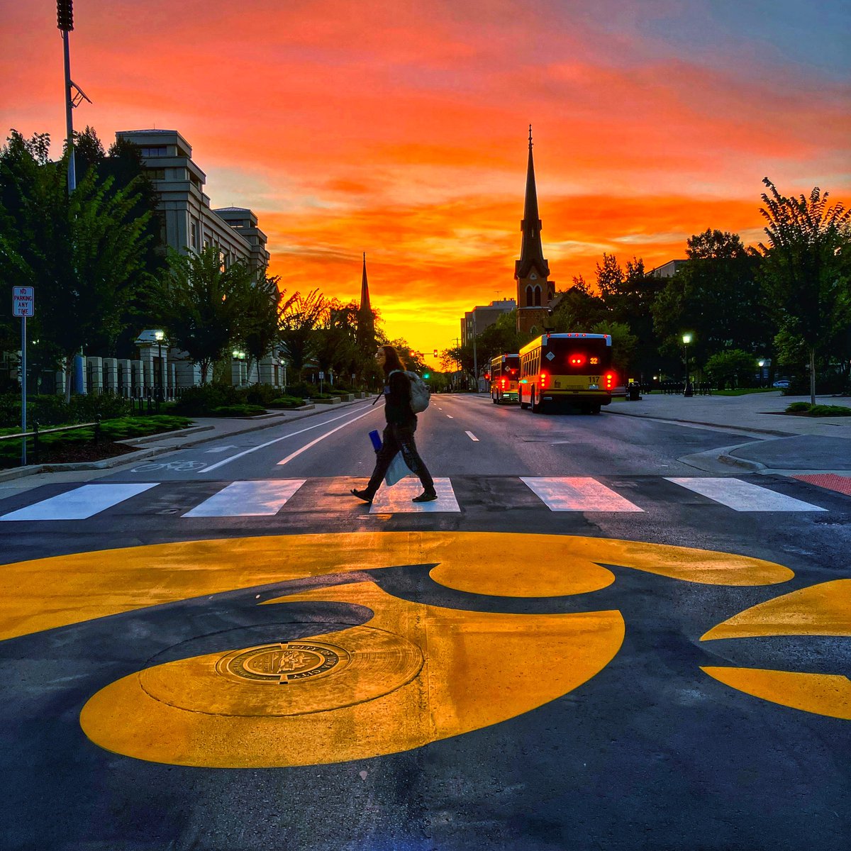 uiowa's tweet image. Home is where the Tigerhawk is.