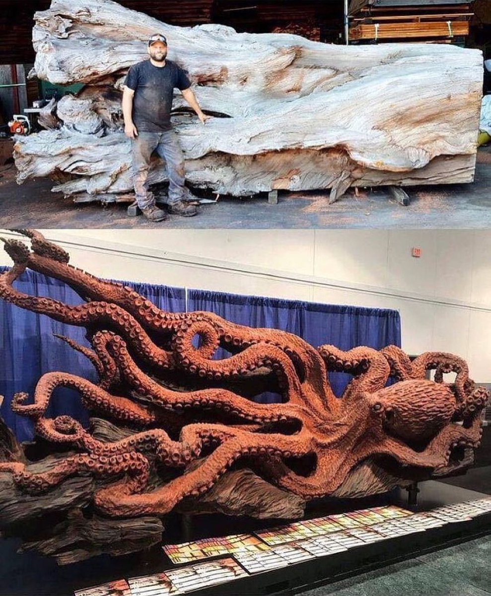 One man's wood, is another man's octopus.

Art by the brilliant Jeffrey Samudosky