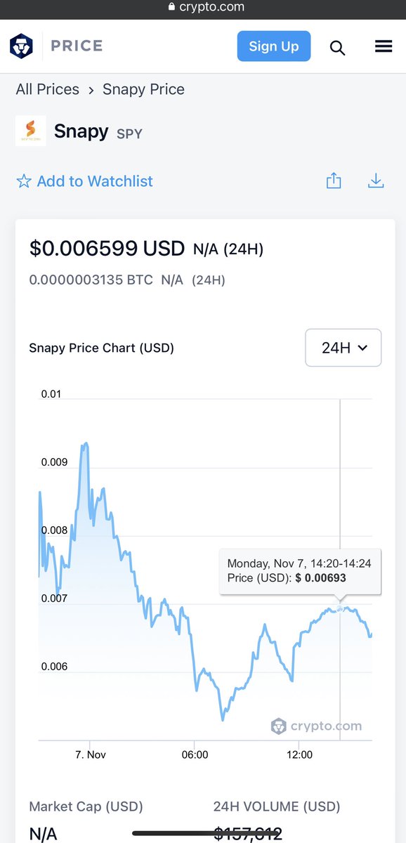 Greetings #SPY Community 📸

We Are Proud To Announce that #SNAPY is live on <a href="/cryptocom/">Crypto.com</a> 📸

📍Crypto.com: crypto.com/price/snapy

📸 We are looking forward to soon releasing many more exciting news! 📸

Join Community: t.me/snapyportal

#SPY #SNAPY #Bnb