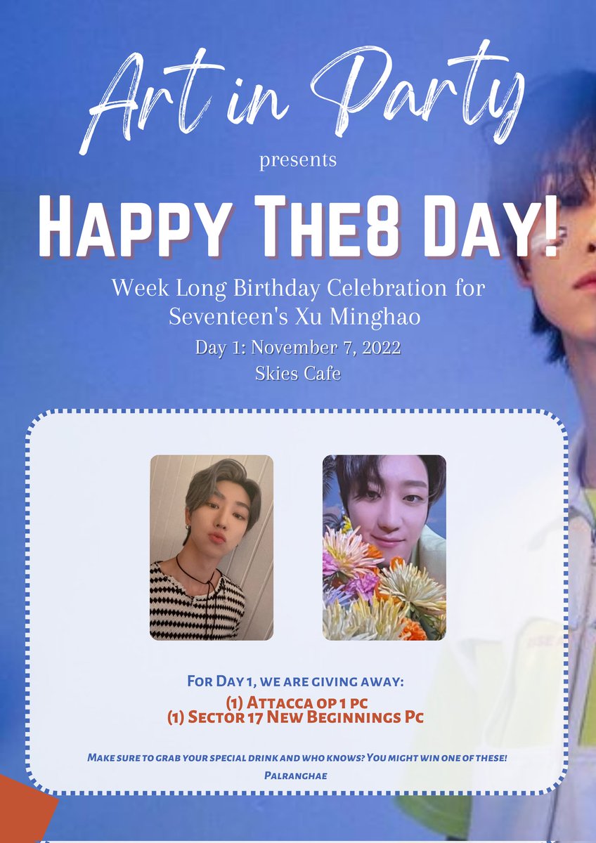 17caratnegros's tweet photo. Happy The8 Day! 🐸

It's finally Day 1 of our The8 Week-Long event. And as a gift to our beloved carats and 8stars, have a chance to win the ff photocards: 

- Sector 17 New Beginnings ver.
- Attacca Op 1 ver. https://t.co/CuAy3Nvz7w