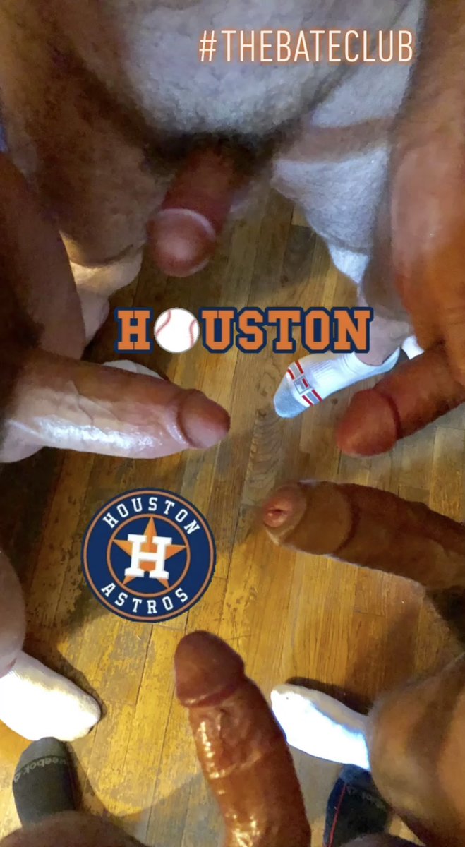 Celebrating our #Astros #WorldSeries #Championship Who’s going to join this celebration? #HTX #HTown #Houston #bateworld #bator #edging #circlejerk #batebuds #jerkoff #masturbation #jo #jobud #wank #paja #PajaConAmigos #morbo
