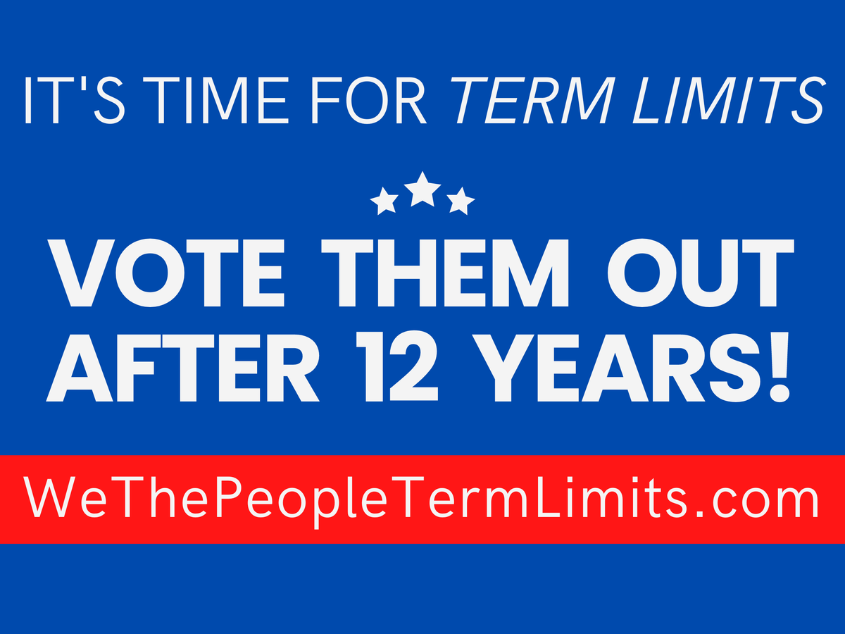 CliveGrey1's tweet photo. For us, it's not about the party. It's about HOW LONG some of our representatives have been in office. It's time to send long-term politicians packing! 
#termlimits #vote #termlimitsnow https://t.co/hhXkBtiQEG