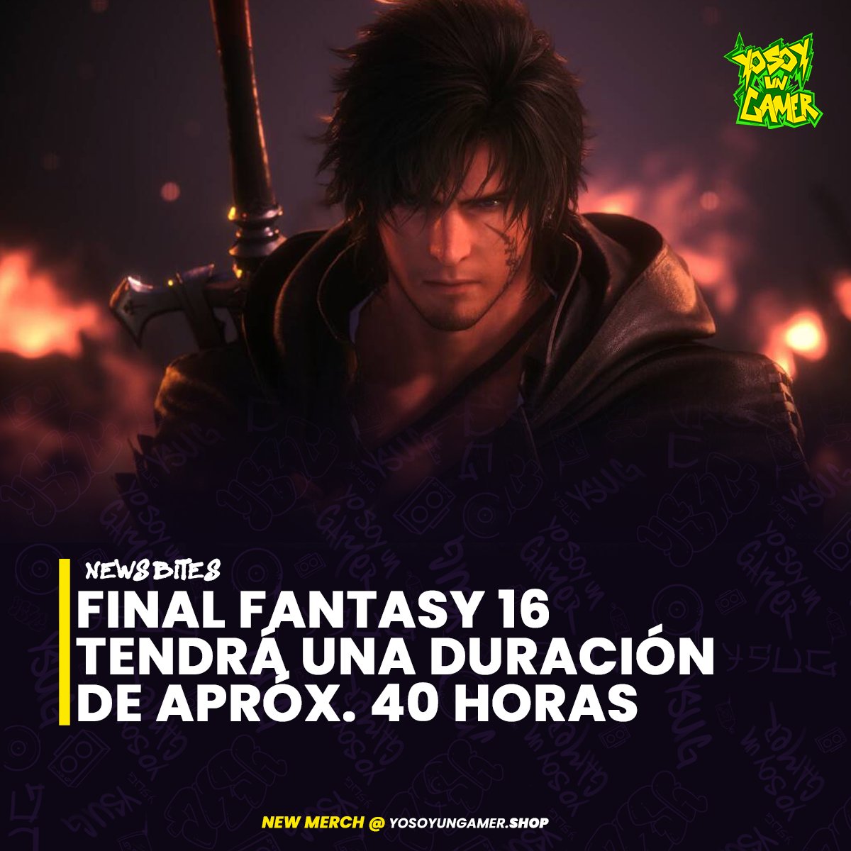 YoSoyUnGamerTW's tweet image. El director de FF16, Hiroshi Takai, dije en una entrevista con EveryEye que la historia principal de FF16 tardará entre 35 y 40 horas en completarse.

Si completas todas las misiones secundarias, el tiempo de juego total será de alrededor de 70 horas o más.