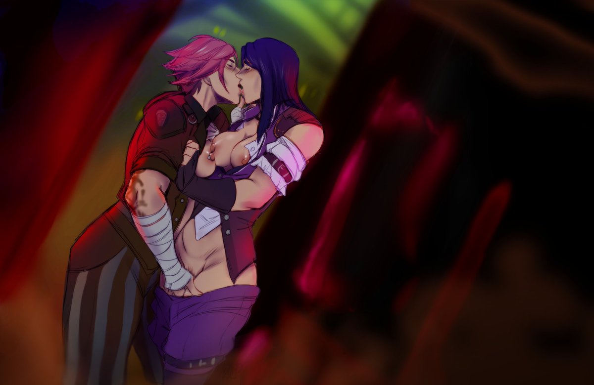 trash_inu's tweet photo. Happy Arcane Anniversary! thank you for giving me another kind of thirst 💦💦💦

Also the colors and setting is what I still love the most(and all the hot woman) https://t.co/gOL1bxtrxx