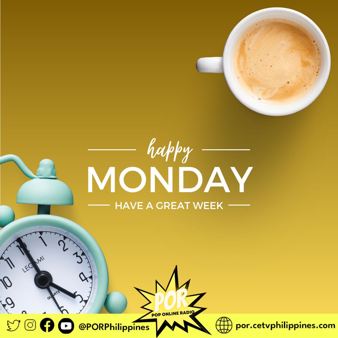 PORPhilippines's tweet photo. Happy Monday, PORPeeps! 

CHECK US OUT on https://t.co/QfWZnnHplj
#HappyMonday #Monday #JustPORyou https://t.co/PjCTOZY1Od