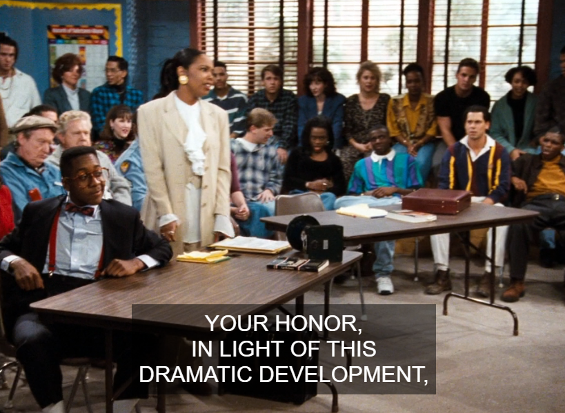 pacepeterlawyer's tweet photo. Laura using her lawyerin' skills to defend Steve when he's accused of causing an explosion at school 😁❤
#familymatters #staura #laurawinslow #steveurkel https://t.co/VcoanImKnb