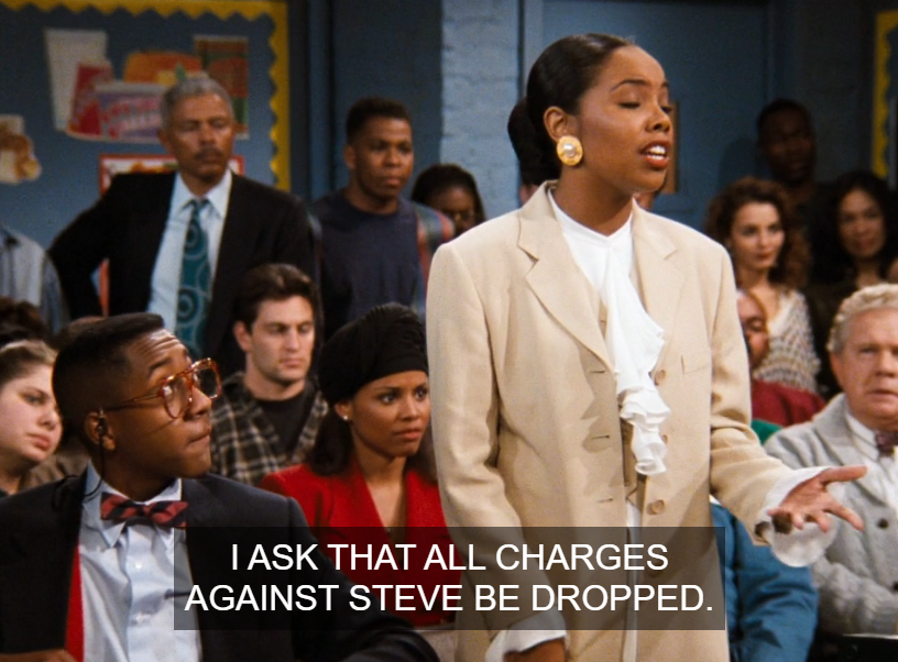 pacepeterlawyer's tweet photo. Laura using her lawyerin' skills to defend Steve when he's accused of causing an explosion at school 😁❤
#familymatters #staura #laurawinslow #steveurkel https://t.co/VcoanImKnb