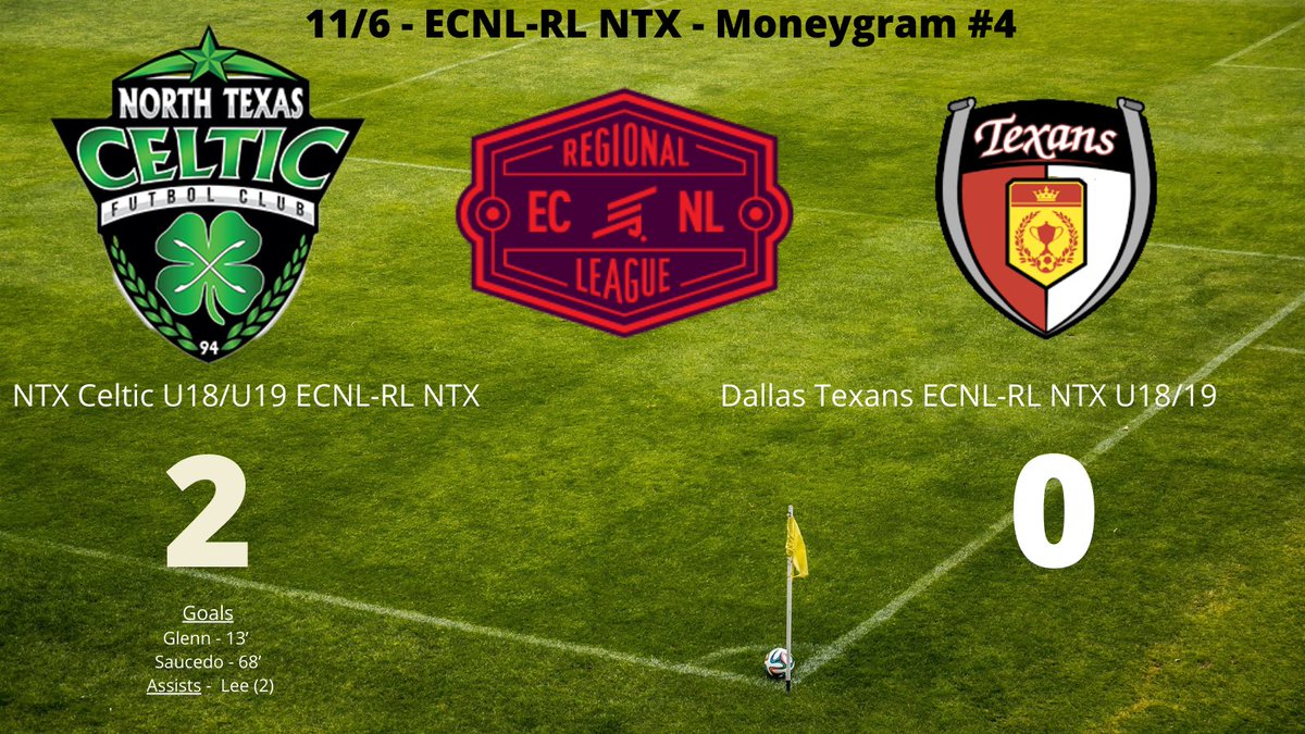 2-0 Win against Texans in <a href="/ECNLRLntxgirls/">ECNL RL - NTX Girls</a> to finish the fall season! Good to see the ghirls play with that hunger today! Goals <a href="/carson0533/">Carson Glenn</a> <a href="/saucedocora4/">cora saucedo</a> Assists <a href="/GracieLLee_7/">Gracie Lee</a> (2) 
Thanks <a href="/npetro21/">Nicholas Petrucelli</a> for coming out to watch 🤟🏻! #playforeachother #coygig #futurecollegeathletes 🍀🍀