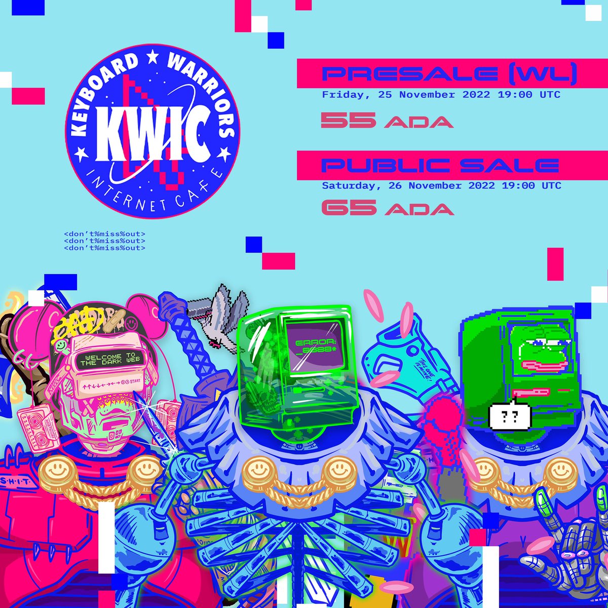 KWIC - Keyboard Warriors Internet Cafe tweet media