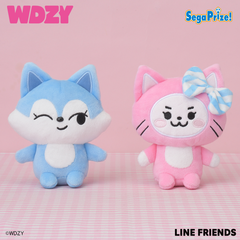LINE FRIENDSとITZYが⽣んだキャラクター「WDZY」のぬいぐるみや雑貨が
