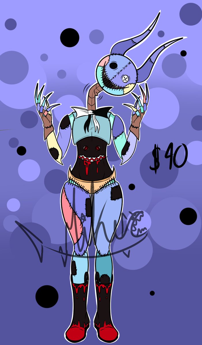 SharksLemonade's tweet photo. Made a few adopts! Planning on making a few more this week, dm me if you’re interested! 
💜🦈 https://t.co/vC3OxEmBzU