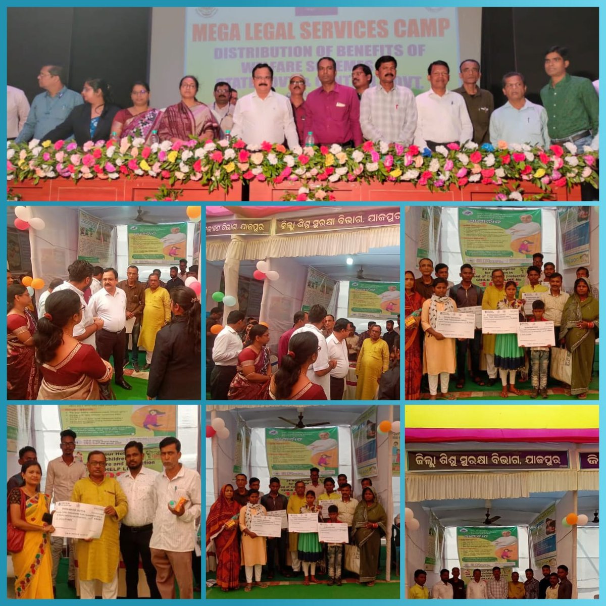 niranjankar's tweet photo. @WCDOdisha @OSCPSODISHA @OSCPS1 @OSC_PCR @oscpcr1  
IEC stall of District Child Protection Unit ,Jajpur in the Mega Legal Awareness Camp organized by DLSA&amp; District Admin,Jajpur yesterday in the GB Sanskruti Bhawan yesterday.Beneficiary under Ashirbadand Sponsorship were awarded. https://t.co/IqHscESFk9