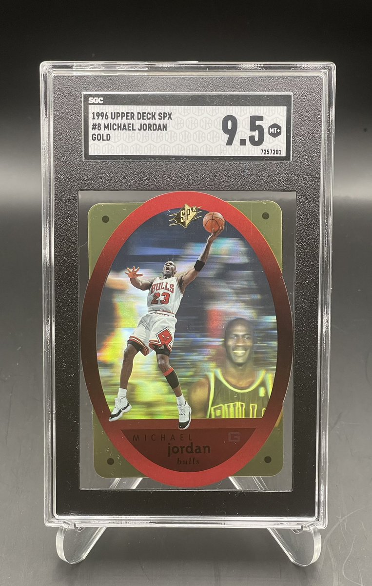 kbsports_c's tweet photo. 1996 Upper Deck SPX Michael Jordan Gold! RTs appreciated! https://t.co/c95g88YEQU @PlusCards @BlazedRTs @CardHobbyRTs @TheHobby247 @hobbyretweeters @ISOtradingcards @sports_sell @Pulse_Rts @TheHobbytweets #TradingCards #sportscards #sportscardsforsale #thehobby #sportssellsale https://t.co/gmxGCdgpwV
