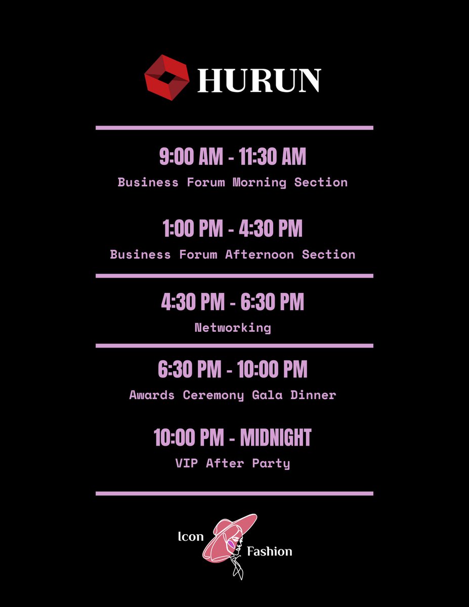 We are happy to partner with #Hurun for the 2022 America U30 Summit &amp; Web3 Innovation Awards Ceremony

To win free business forum ticket 
1️⃣ Follow <a href="/IconGirlNFT/">IconGirl</a> 
2️⃣ Like, RT, and tag friends 
3️⃣ We will DM you the access code 

#NFT #Web3 #Innovation #Crypto
