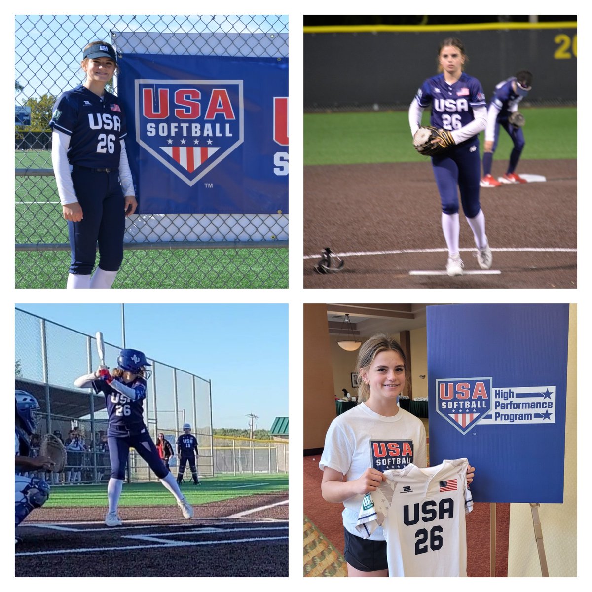 Thank you <a href="/USASoftball/">USA Softball</a>, coaches, and evaluators for an amazing experience at the HPP National Selection Event. Honored to play with and against some of the best players in the country.

<a href="/DExHBsoftball/">Diamond Express/Impact Gold Lopez HB 14U</a> <a href="/Fwcd_Softball/">FWCD Softball</a> <a href="/LSUsoftball/">LSU Softball</a> <a href="/ondecksoftball/">OnDeck Softball 🥎</a> <a href="/catosterman/">Cat Osterman OLY</a>
