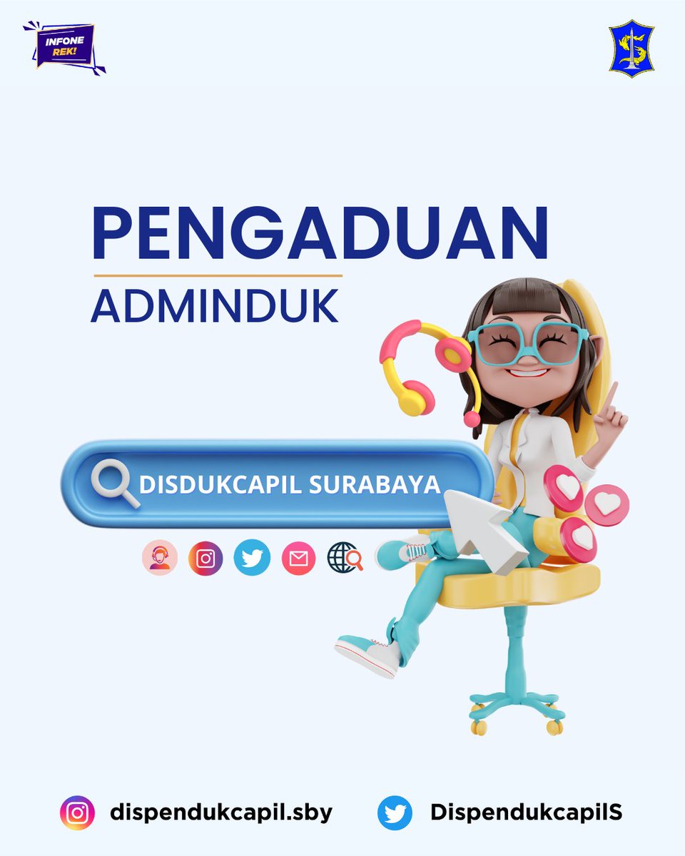 Dispendukcapil Surabaya tweet media