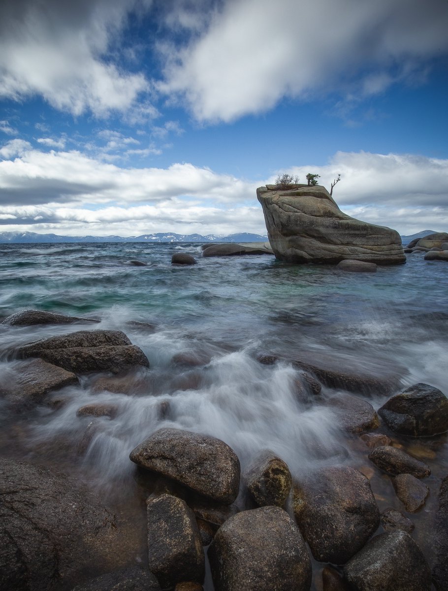 My first shot since, I believe, early or mid-September.  Felt good to be out, cramped between a few boulders, getting sprayed by water, and trying to get a capture.