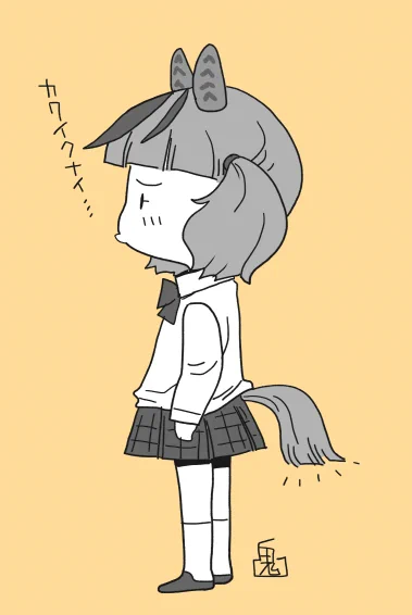 理髪店で尻尾をぱっつんに切られちゃう子ネイチャさん 