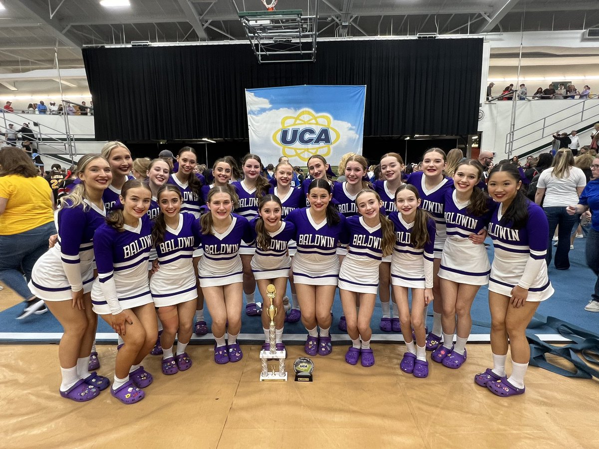 Another great day for our Highlanders Competitive Cheer Squad! 💜👏🏻📣

🥇Traditional
🥈 Gameday  

#ALLINFORBALDWIN