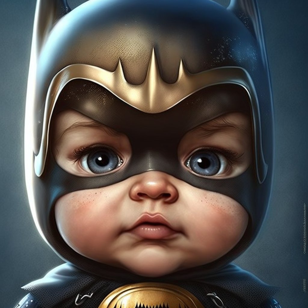 yewjin_eth's tweet photo. I can't even... "baby batman"🤪🤯🤣

#midjourneyart #AIart #babybatman https://t.co/xMpxRGXY9C